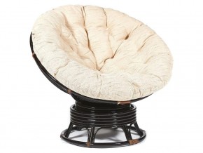 Кресло-качалка Papasan w 23/01 B с подушкой Antique brown, ткань Старт в Нязепетровске - nyazepetrovsk.magazin-mebel74.ru | фото