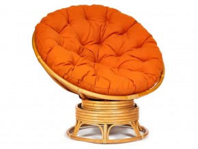 Кресло-качалка Papasan w 23/01 B с подушкой Honey, ткань Оранжевый в Нязепетровске - nyazepetrovsk.magazin-mebel74.ru | фото