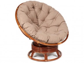 Кресло-качалка Papasan w 23/01 B с подушкой Pecan, экошерсть Коричневый в Нязепетровске - nyazepetrovsk.magazin-mebel74.ru | фото