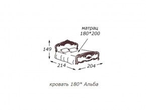 Кровать 2-х спальная 1800*2000 с ортопедом в Нязепетровске - nyazepetrovsk.magazin-mebel74.ru | фото