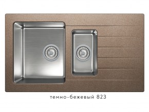 Мойка комбинированная Tolero twist TTS-890 Темно-бежевый 823 в Нязепетровске - nyazepetrovsk.magazin-mebel74.ru | фото