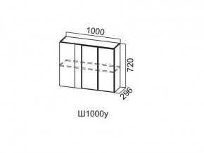 Ш1000у/720 Шкаф навесной 1000/720 (угловой) в Нязепетровске - nyazepetrovsk.magazin-mebel74.ru | фото