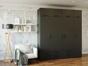 Шкаф распашной 2100А Антрацит в Нязепетровске - nyazepetrovsk.magazin-mebel74.ru | фото