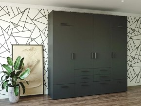 Шкаф распашной 2400А Антрацит в Нязепетровске - nyazepetrovsk.magazin-mebel74.ru | фото